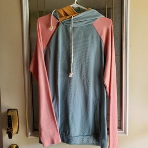 Ampersand Avenue Double Hooded Sweatshirt